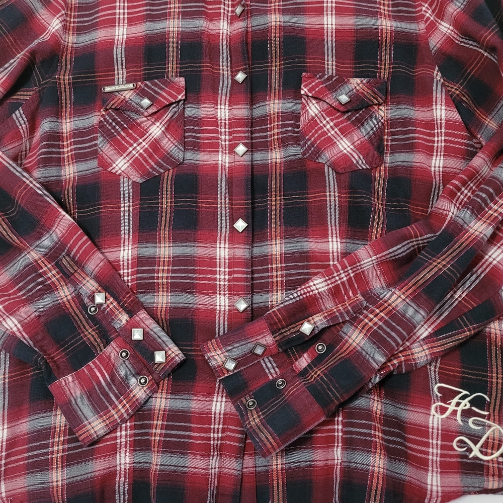 Harley Davidson Flannel size 1W - Picture 4 of 9